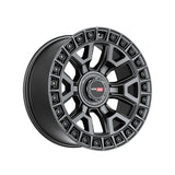 1 X Vortek VRD-704 Matte Black 17X9 6x135/6x139.7 106.1 Hub -12 Offset Black Wheel Rim