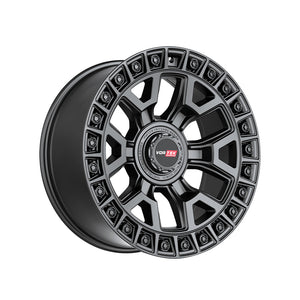 1 X Vortek VRD-704 Matte Black 20X9.5 5x127/5x139.7 78.1 Hub 0 Offset Black Wheel Rim