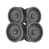 1 X Vortek VRD-705 Matte Black 17X9 Blank 78.1 Hub -12 Offset Black Wheel Rim