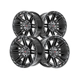 1 X Vortek VRP-501 Gloss Black 20X9 6x135/6x139.7 106.1 Hub 0 Offset Black Wheel Rim