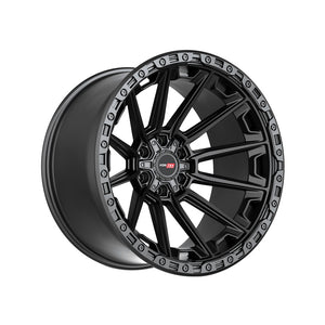 1 X Vortek VRT-601 Matte Black 22X10 6x135/6x139.7 106.1 Hub -24 Offset Black Wheel Rim