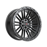 1 X Vortek VRT-604 Satin Black 17X9 6x135/6x139.7 106.1 Hub -12 Offset Black, Bronze Wheel Rim