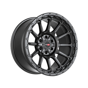 1 X Vortek VRT-606 Matte Black 18X9 5x127/5x139.7 78.1 Hub 0 Offset Black Wheel Rim