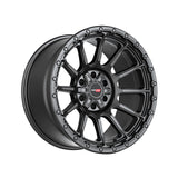 1 X Vortek VRT-606 Matte Black 17X9 6x135/6x139.7 106.1 Hub -12 Offset Black Wheel Rim