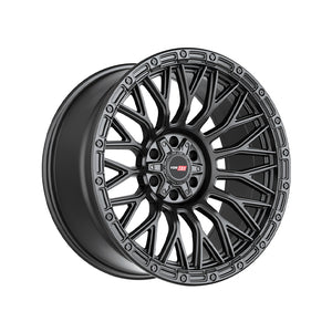 1 X Vortek VRT-607 Matte Black 22X10 5x127/5x139.7 78.1 Hub -18 Offset Black Wheel Rim
