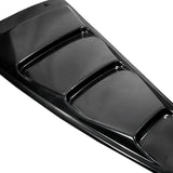 Coolstuffguru Compatible with Ford Mustang Shelby Bullitt Gt 2 Dr Coupe, Black 1/4 Quarter Window Scoop Louver