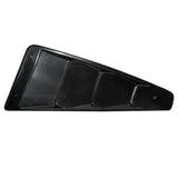 Coolstuffguru Compatible with Ford Mustang Shelby Bullitt Gt 2 Dr Coupe, Black 1/4 Quarter Window Scoop Louver