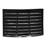 Coolstuffguru Compatible with Ford Mustang Gt/ Base Rear Window Louver Black