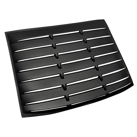 Coolstuffguru Compatible with Ford Mustang Gt/ Base Rear Window Louver Black