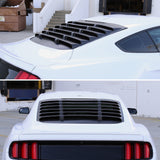 Coolstuffguru Compatible with Ford Mustang GT V6 1PC Vintage Style Rear Window Louver Scoop Cover