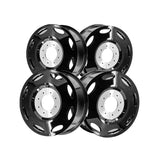 1 X XF Dually Dually Inner Gloss Black 24X8.25 8x200 142 Hub 115 Offset Black Wheel Rim
