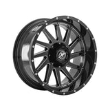 1 X XF Off-Road XF-216 Gloss Black & Milled 20X10 6x135/6x139.7 106.4 Hub -12 Offset Black Wheel Rim