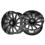 1 X XF Off-Road XF-216 Gloss Black & Milled 20X10 6x135/6x139.7 106.4 Hub -12 Offset Black Wheel Rim