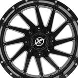 1 X XF Off-Road XF-216 Gloss Black & Milled 20X10 6x135/6x139.7 106.4 Hub -12 Offset Black Wheel Rim