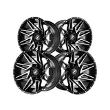 1 X XF Off-Road XF-218 Gloss Black & Machined 20X10 8x165.1/8x170 125.2 Hub -12 Offset Black Wheel Rim