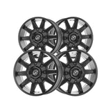 1 X XF Off-Road XF-219 Matte Black 17X9 5x127/5x139.7 78.1 Hub 12 Offset Black Wheel Rim