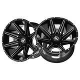 1 X XF Off-Road XF-220 Gloss Black & Milled 17X9 6x135/6x139.7 106.4 Hub 0 Offset Black Wheel Rim