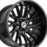 1 X XF Off-Road XF-230 Satin Black 20X10 8x165.1/8x180 125.2 Hub -12 Offset Black, Bronze Wheel Rim