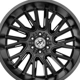 1 X XF Off-Road XF-230 Satin Black 20X9 6x135/6x139.7 106.4 Hub 12 Offset Black, Bronze Wheel Rim