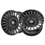 1 X XF Off-Road XF-231 Gloss Black & Milled 20X10 8x165.1/8x170 125.2 Hub -24 Offset Black Wheel Rim