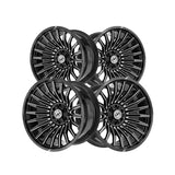 1 X XF Off-Road XF-231 Gloss Black & Milled 17X9 6x135/6x139.7 106.4 Hub 12 Offset Black Wheel Rim