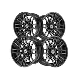 1 X XF Off-Road XF-232 Gloss Black & Milled 18X9 5x127/5x139.7 78.1 Hub 0 Offset Black Wheel Rim