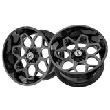 1 X XF Off-Road XF-233 Gloss Black & Milled 22X12 8x165.1/8x170 125.2 Hub -44 Offset Black Wheel Rim
