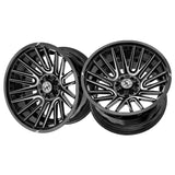 1 X XF Off-Road XF-234 Gloss Black & Milled 17X9 6x135/6x139.7 106.4 Hub 0 Offset Black Wheel Rim