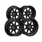 1 X XXR 002 16X8 4-100 73.1 Hub +0 Offset Black Wheel Rim