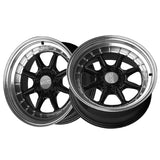 1 X XXR 002 16X8 4-100 73.1 Hub +20 Offset Black / ML Wheel Rim