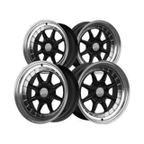 1 X XXR 002 16X8 4-100 73.1 Hub +0 Offset Black / ML Wheel Rim