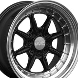 1 X XXR 002 16X8 4-100 73.1 Hub +20 Offset Black / ML Wheel Rim