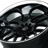 1 X XXR 526 18X9 5-4.5 73.1 Hub +25 Offset Black / SSC Wheel Rim