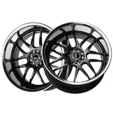 1 X XXR 526 20X10.5 5-4.5 73.1 Hub +35 Offset Chromium Black / SSC Wheel Rim