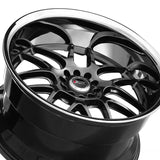 1 X XXR 526 20X9 5-4.5 73.1 Hub +13 Offset Chromium Black / SSC Wheel Rim