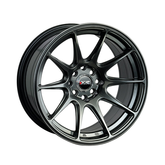 1 X XXR 527 18X8 5-100 73.1 Hub +42 Offset Chromium Black Wheel Rim