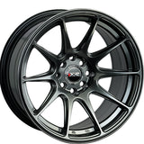 1 X XXR 527 15X8 4-100 73.1 Hub +20 Offset Chromium Black Wheel Rim