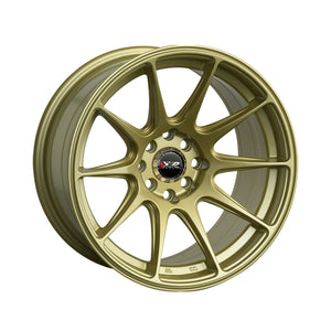 1 X XXR 527 16X8.25 4-100 73.1 Hub +0 Offset Gold Wheel Rim