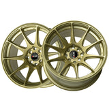 1 X XXR 527 18X8 5-108 73.1 Hub +42 Offset Gold Wheel Rim