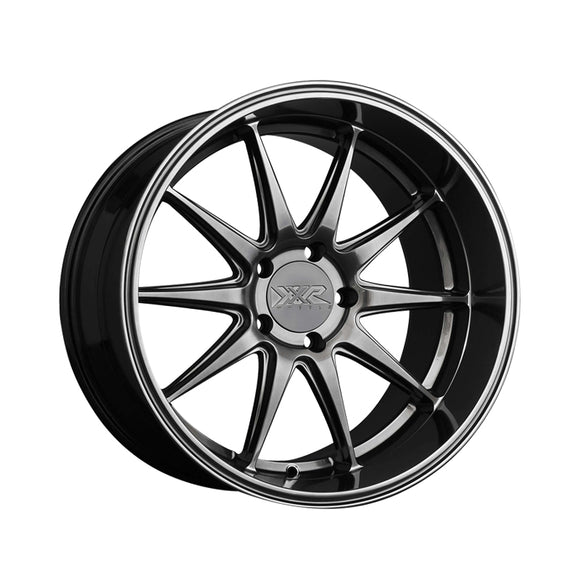 1 X XXR 527D 18X9 5-4.5 73.1 Hub +35 Offset Chromium Black Wheel Rim