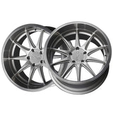 1 X XXR 527D 18X10.5 5-4.5 73.1 Hub +20 Offset Silver / ML Wheel Rim