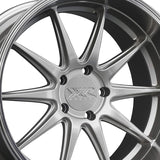 1 X XXR 527D 18X9 5-4.5 73.1 Hub +35 Offset Silver / ML Wheel Rim