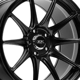 1 X XXR 527R 18X8.5 5-120 73.1 Hub +35 Offset Black Wheel Rim