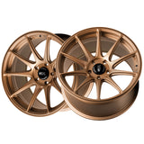 1 X XXR 527R 18X8.5 5-112 73.1 Hub +35 Offset Bronze Wheel Rim