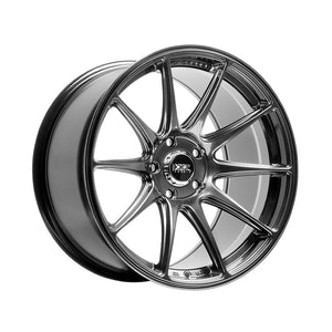 1 X XXR 527R 18X10 5-4.5 73.1 Hub +35 Offset Chromium Black Wheel Rim