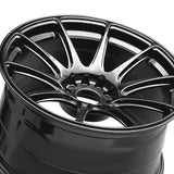 1 X XXR 527R 18X8.5 5-4.5 73.1 Hub +35 Offset Chromium Black Wheel Rim