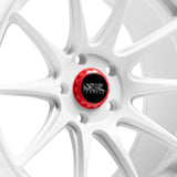 1 X XXR 527R 18X8.5 5-4.5 73.1 Hub +35 Offset White Wheel Rim