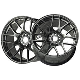 1 X XXR 530 18X7.5 5-100 73.1 Hub +38 Offset Chromium Black Wheel Rim