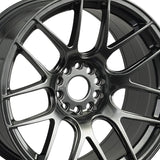 1 X XXR 530 15X8 4-100 73.1 Hub +20 Offset Chromium Black Wheel Rim