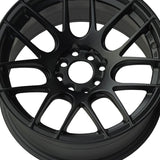1 X XXR 530 17X7 5-100 73.1 Hub +35 Offset Flat Black Wheel Rim